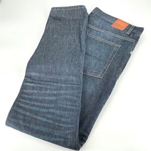 Weekday Slim Fit Jeans Mens 34x32 Friday Chop Blue NEW Dark Wash‎ Denim